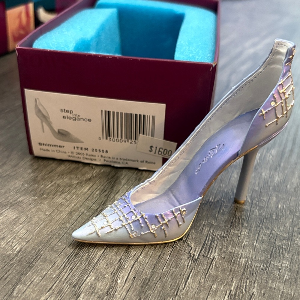 Shimmer Mini Heel